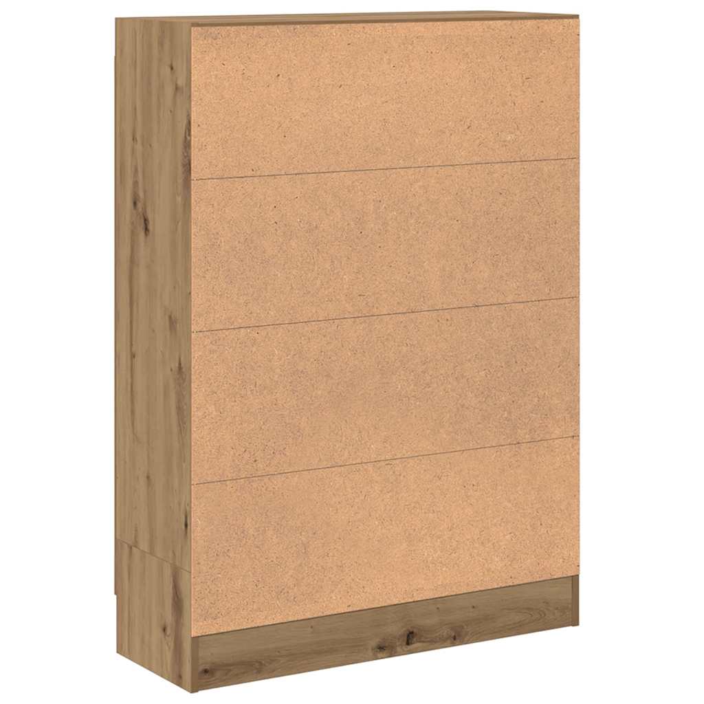 Book Cabinet Artisan Oak 82,5x30,5x115 cm Engineered Wood