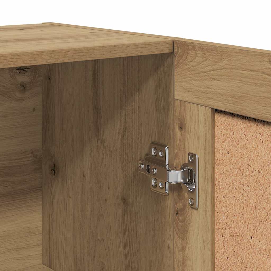 Book Cabinet Artisan Oak 82,5x30,5x115 cm Engineered Wood