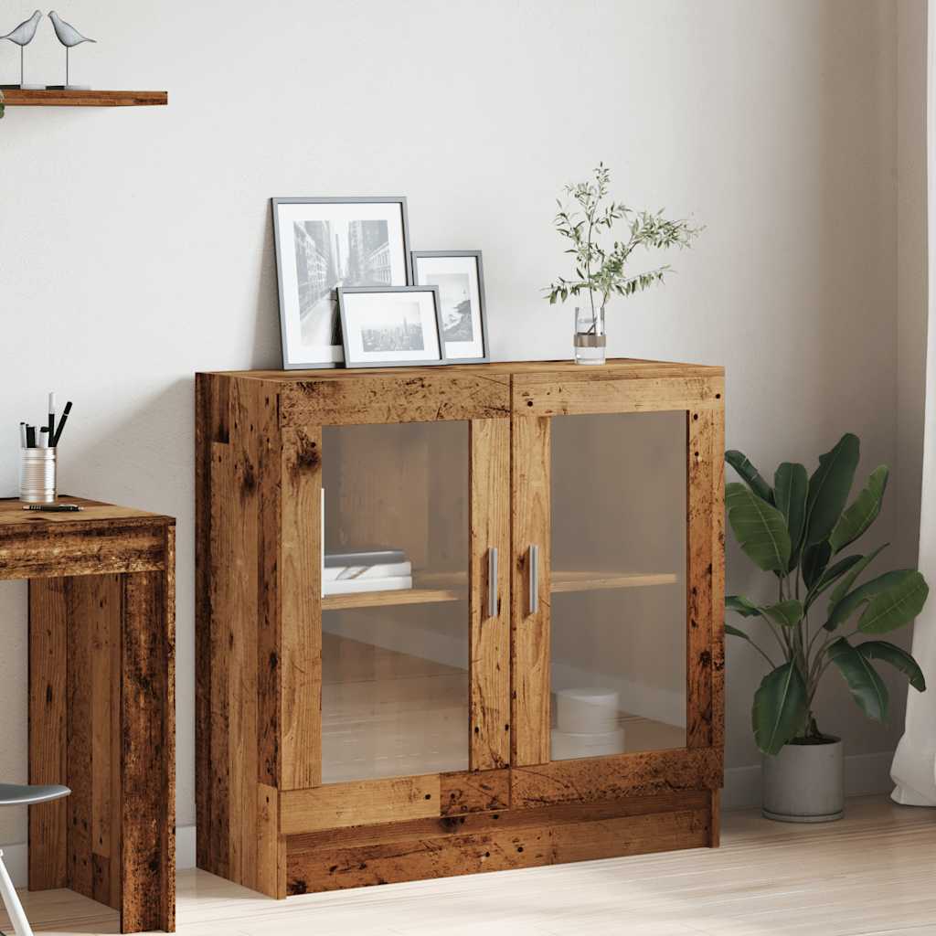 Book Cabinet Old Wood 82,5x30,5x80 cm Engineered Wood