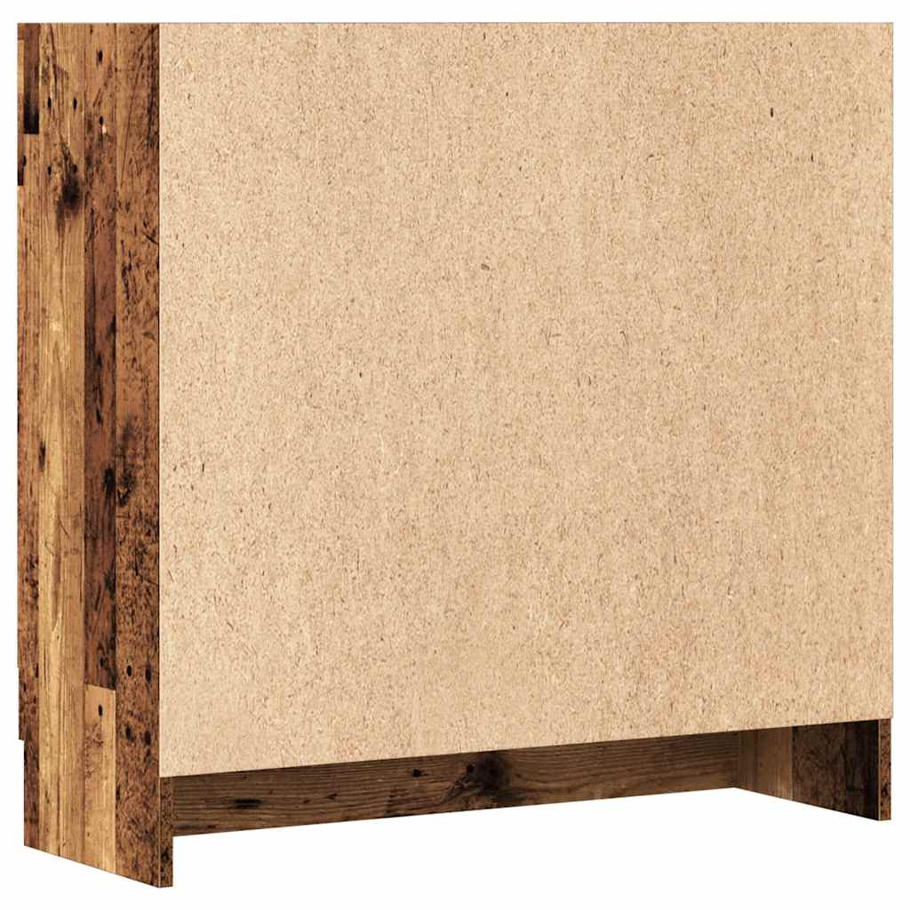 Book Cabinet Old Wood 82,5x30,5x80 cm Engineered Wood