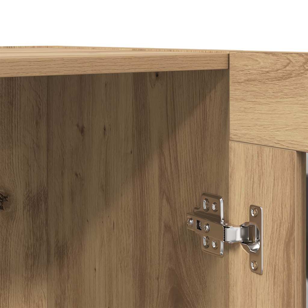 Book Cabinet Artisan Oak 82,5x30,5x80 cm Engineered Wood