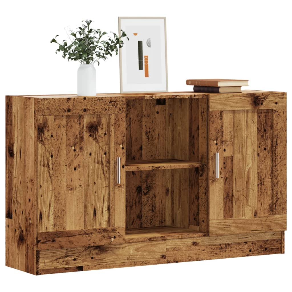 Sideboard Old Wood 120x30,5x70 cm Engineered Wood