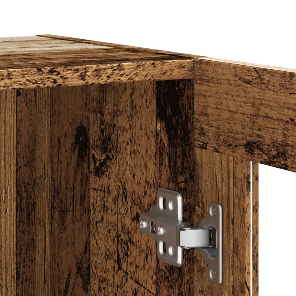 Sideboard Old Wood 120x30,5x70 cm Engineered Wood