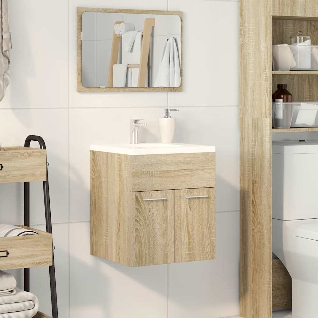 Bathroom Sink Cabinet Sonoma Oak 41x38,5x46 cm Engineered Wood