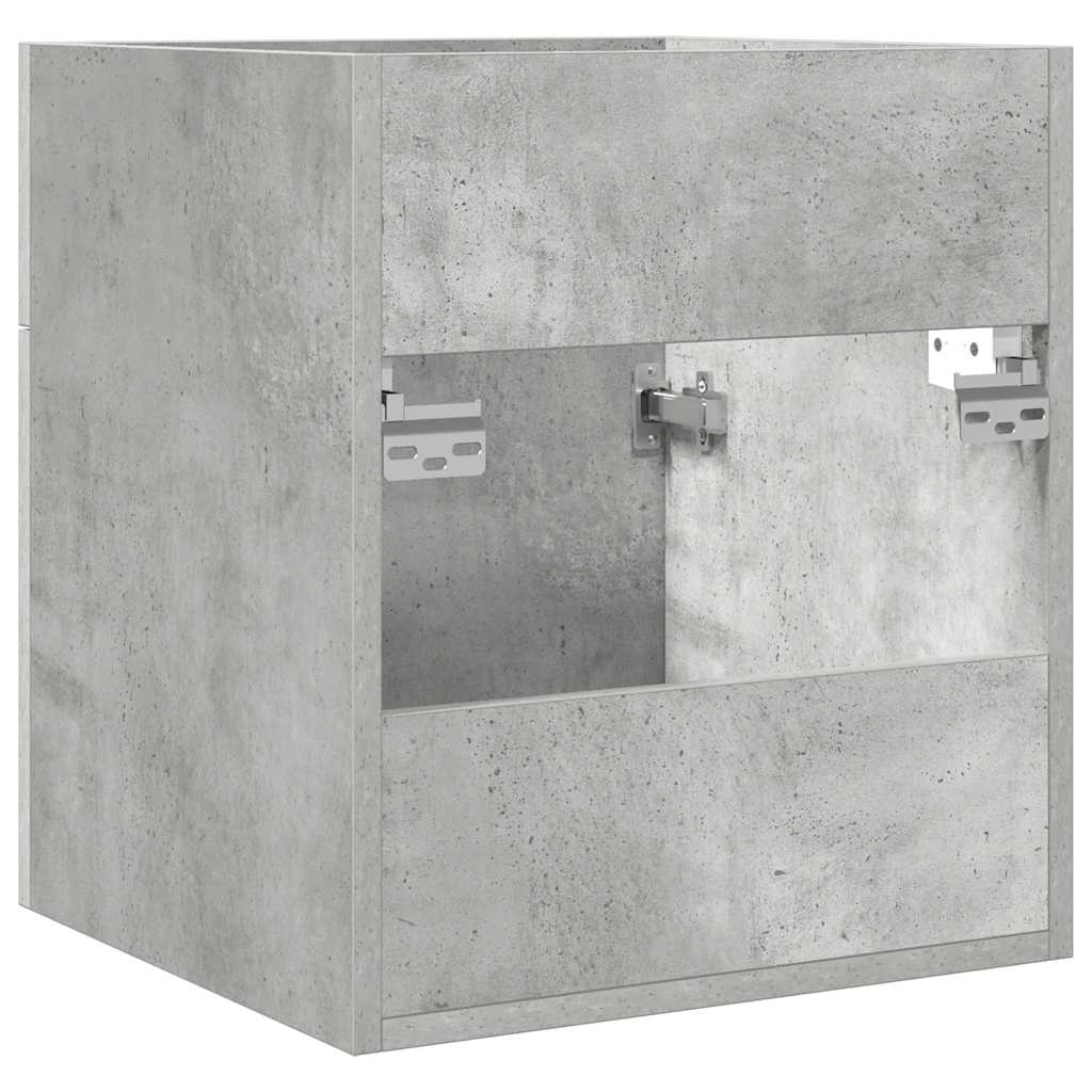 Bathroom Sink Cabinet Concrete Grey 41x38,5x46 cm Engineered Wood