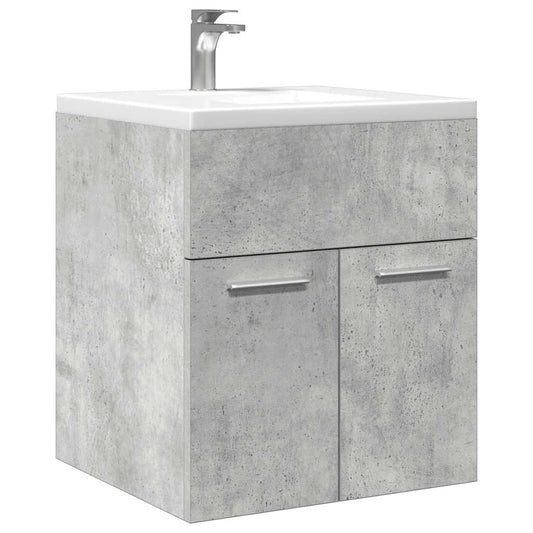 Bathroom Sink Cabinet Concrete Grey 41x38,5x46 cm Engineered Wood