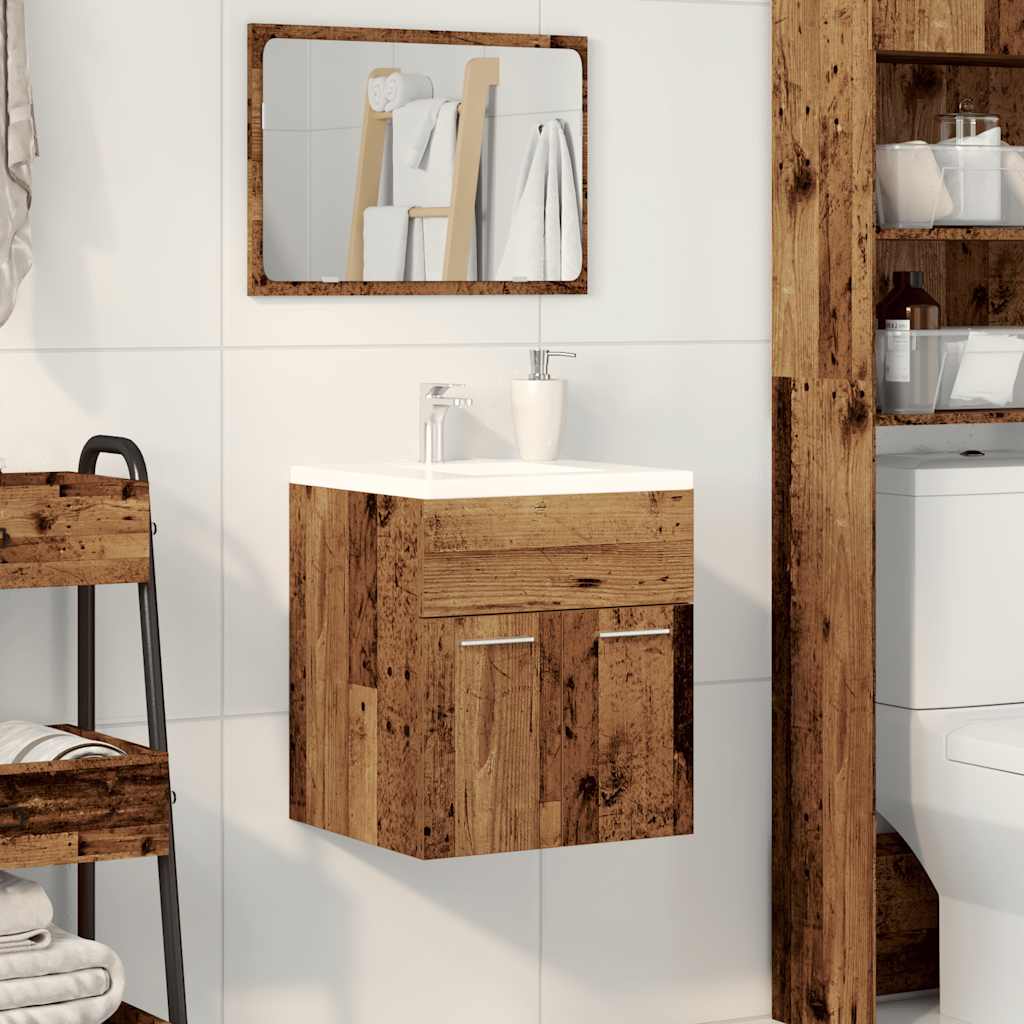 Bathroom Sink Cabinet Old Wood 41x38,5x46 cm Engineered Wood