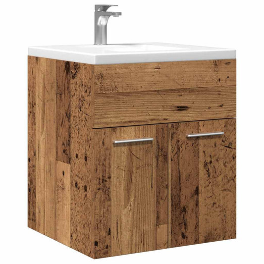 Bathroom Sink Cabinet Old Wood 41x38,5x46 cm Engineered Wood