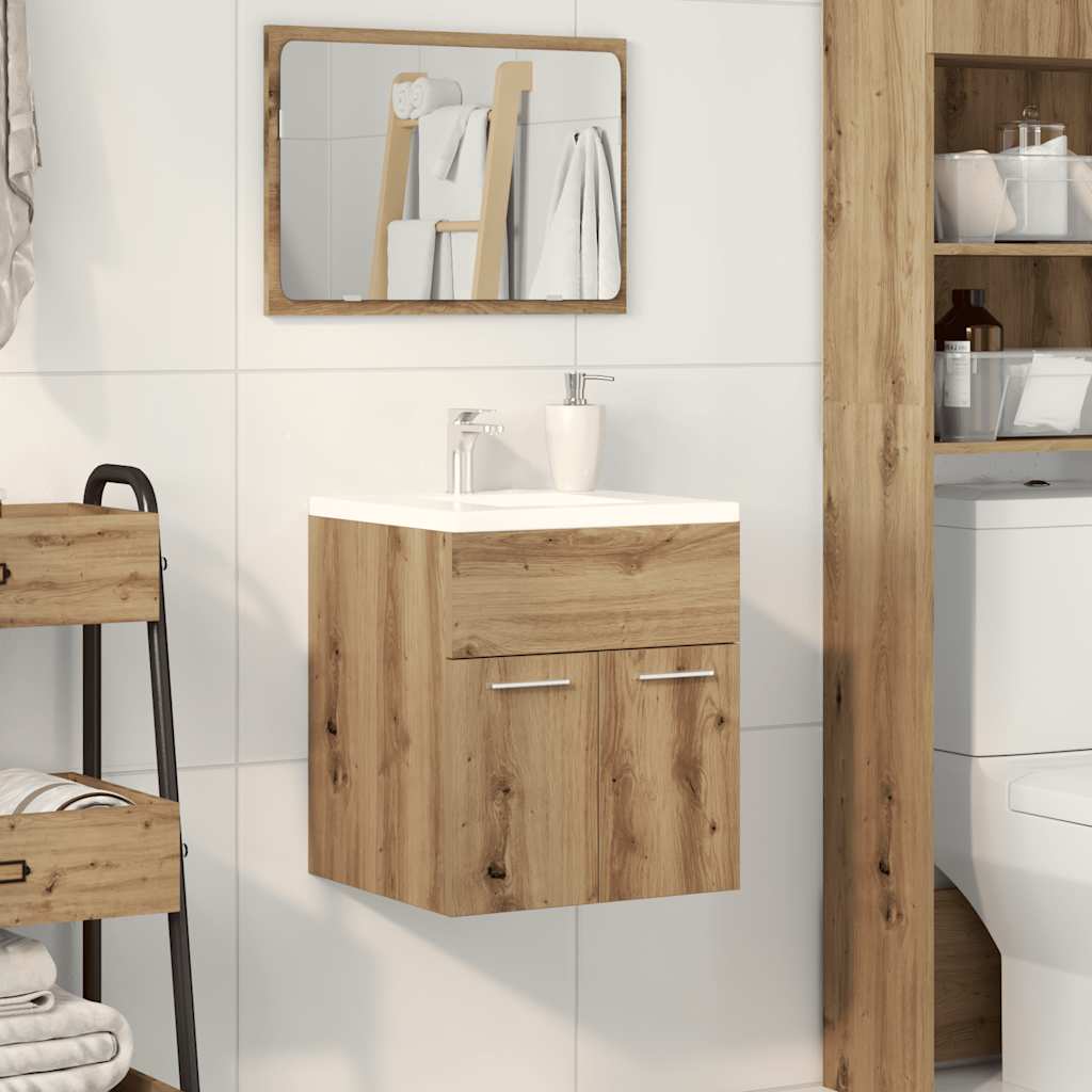 Bathroom Sink Cabinet Artisan Oak 41x38,5x46 cm Engineered Wood