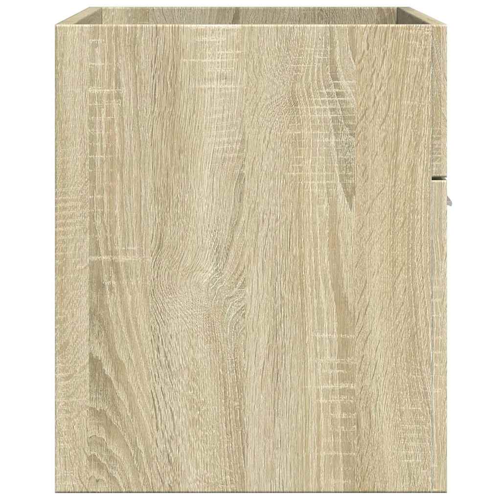 Sink Cabinet Sonoma Oak 80x38,5x46 cm Engineered Wood
