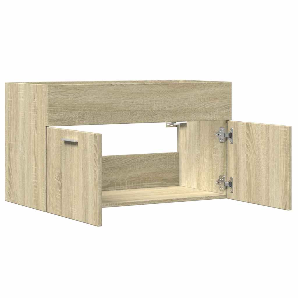 Sink Cabinet Sonoma Oak 80x38,5x46 cm Engineered Wood