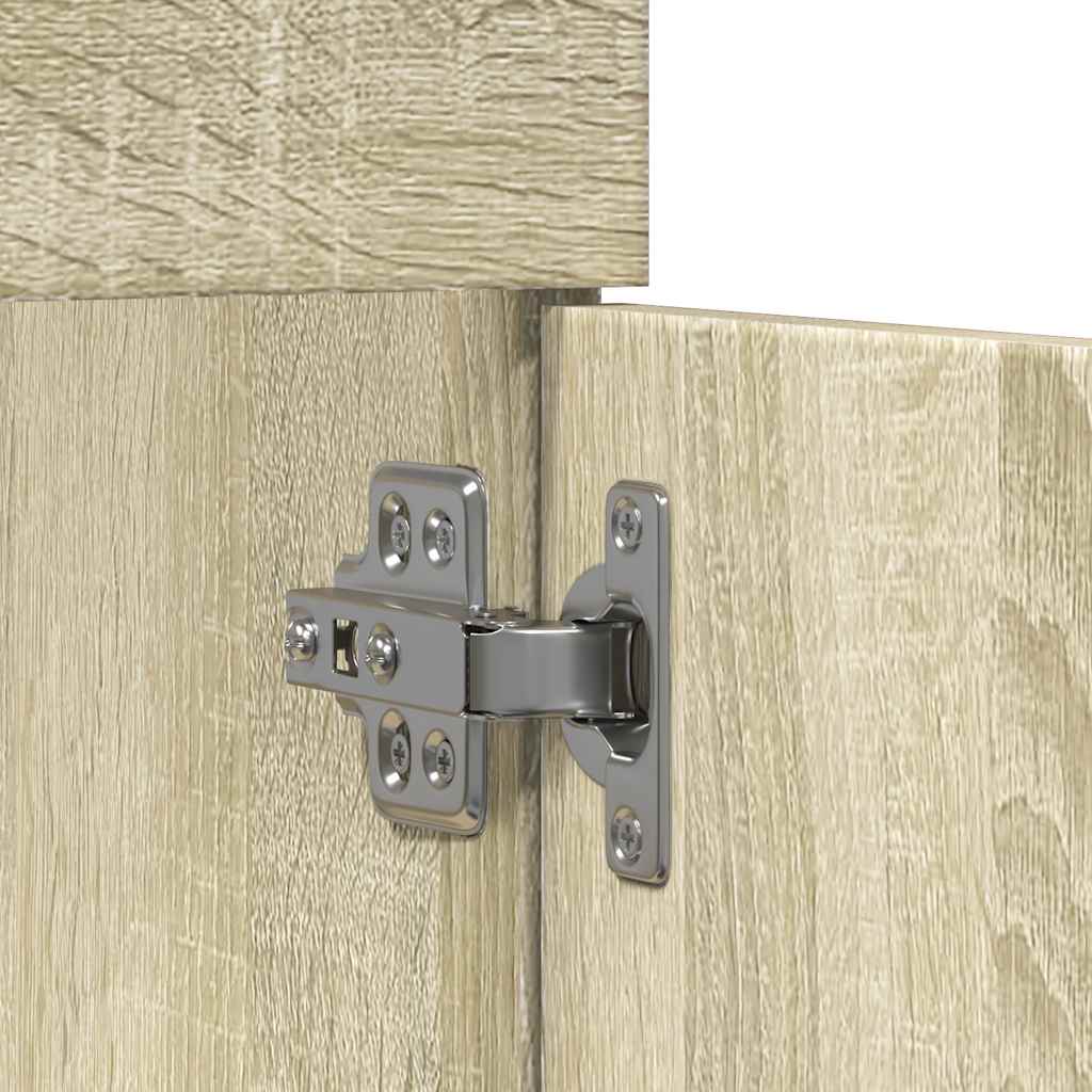 Sink Cabinet Sonoma Oak 80x38,5x46 cm Engineered Wood