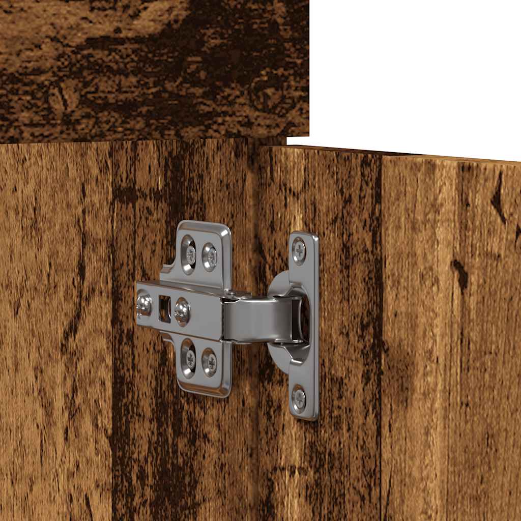 Bathroom Sink Cabinet Old Wood 80x38,5x46 cm Engineered Wood
