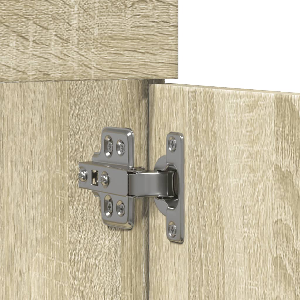Bathroom Sink Cabinet Sonoma Oak 90x38,5x46 cm Engineered Wood