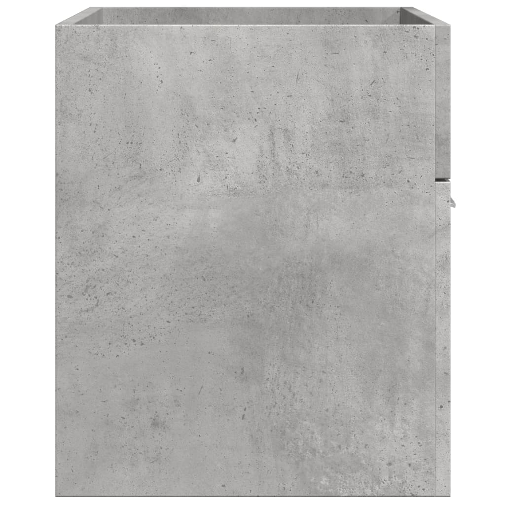 Bathroom Sink Cabinet Concrete Grey 90x38,5x46 cm Engineered Wood