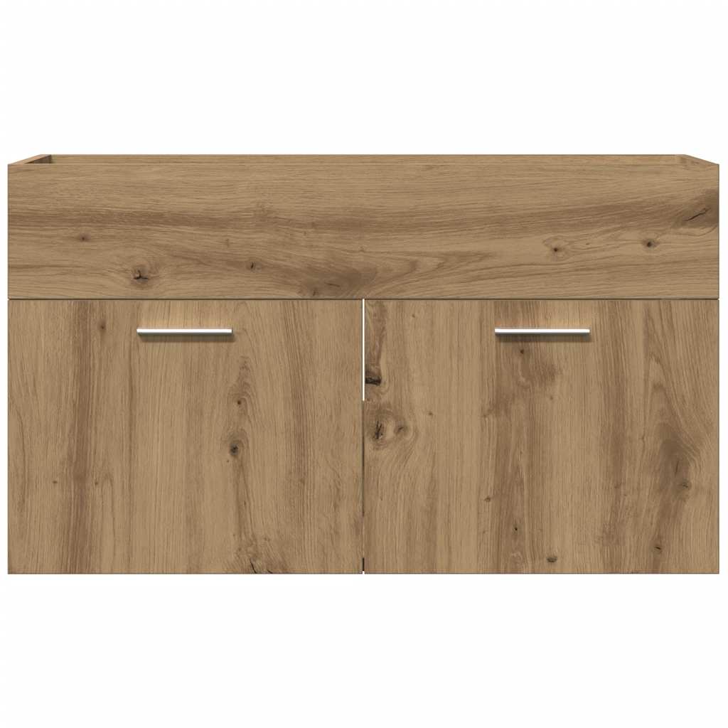 Bathroom Sink Cabinet Artisan Oak 90x38,5x46 cm Engineered Wood