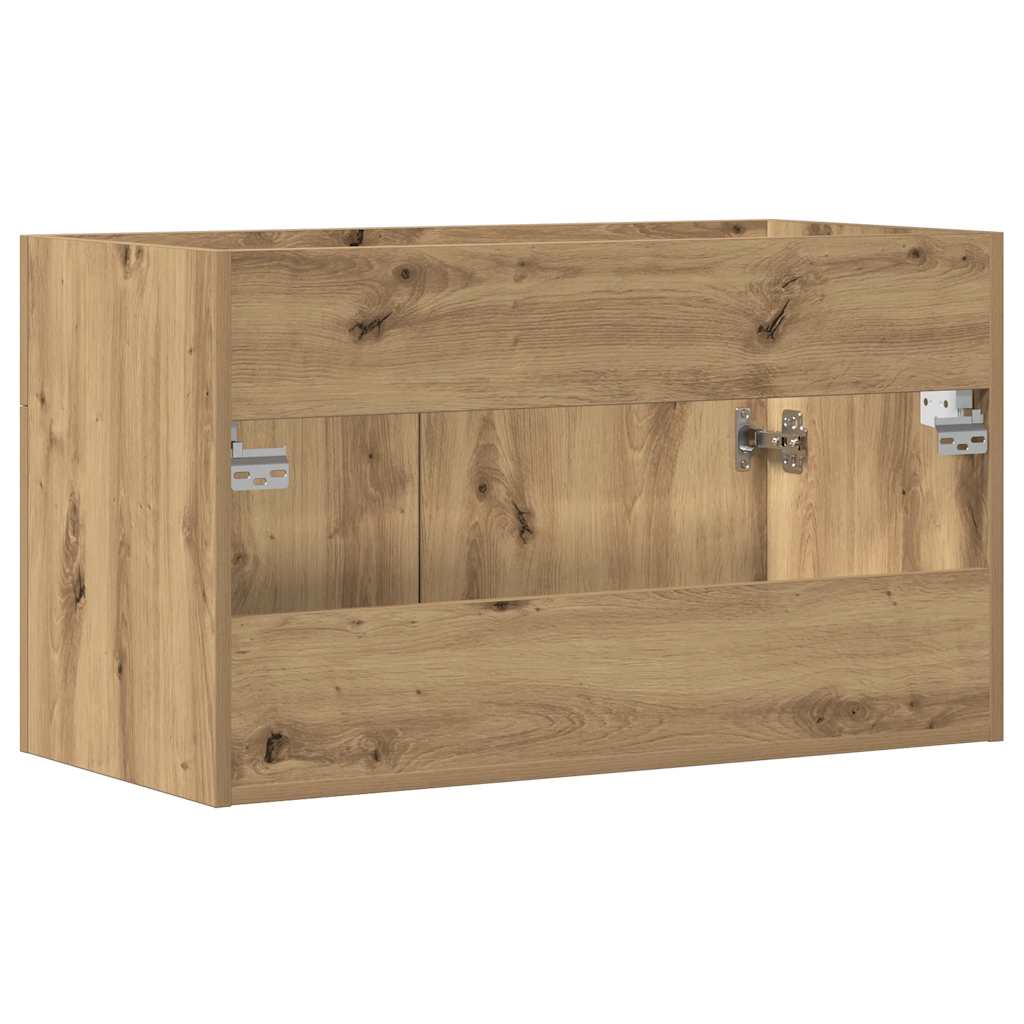 Bathroom Sink Cabinet Artisan Oak 90x38,5x46 cm Engineered Wood