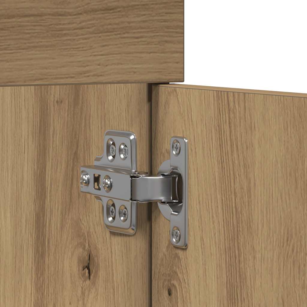 Bathroom Sink Cabinet Artisan Oak 90x38,5x46 cm Engineered Wood
