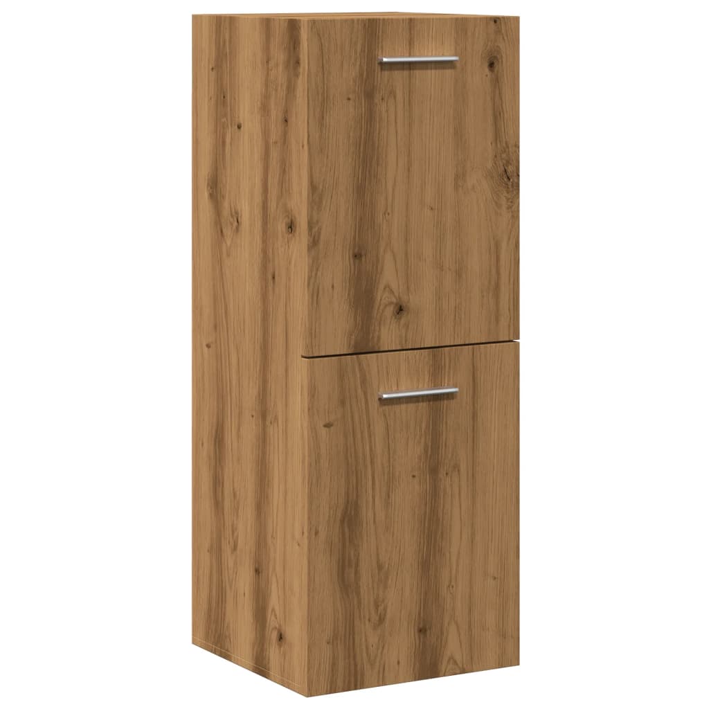 vidaXL Bathroom Hanging Cabinet Artisan Oak 30x30x80 cm Engineered Wood