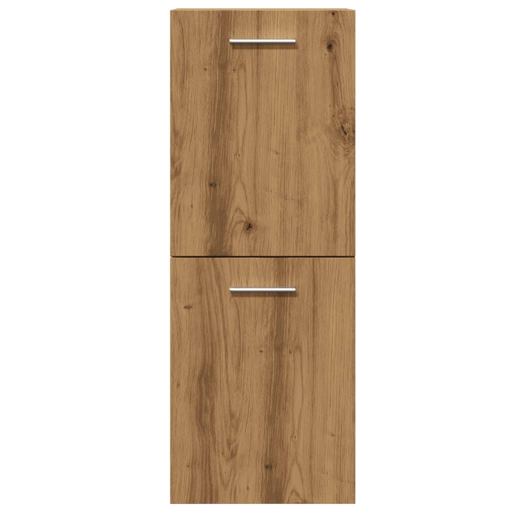 vidaXL Bathroom Hanging Cabinet Artisan Oak 30x30x80 cm Engineered Wood