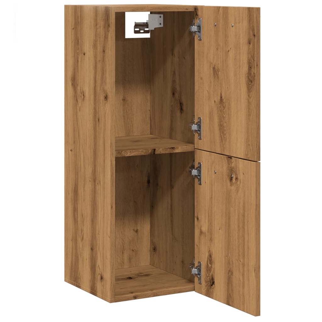 vidaXL Bathroom Hanging Cabinet Artisan Oak 30x30x80 cm Engineered Wood