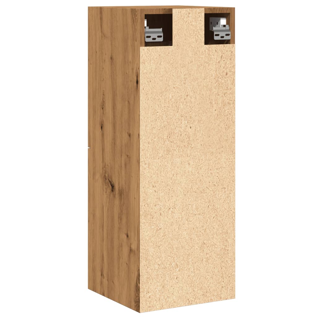 vidaXL Bathroom Hanging Cabinet Artisan Oak 30x30x80 cm Engineered Wood