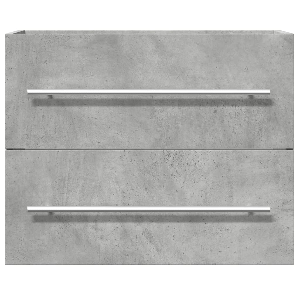 Sink Cabinet Concrete Grey 60x38,5x48 cm Engineered Wood