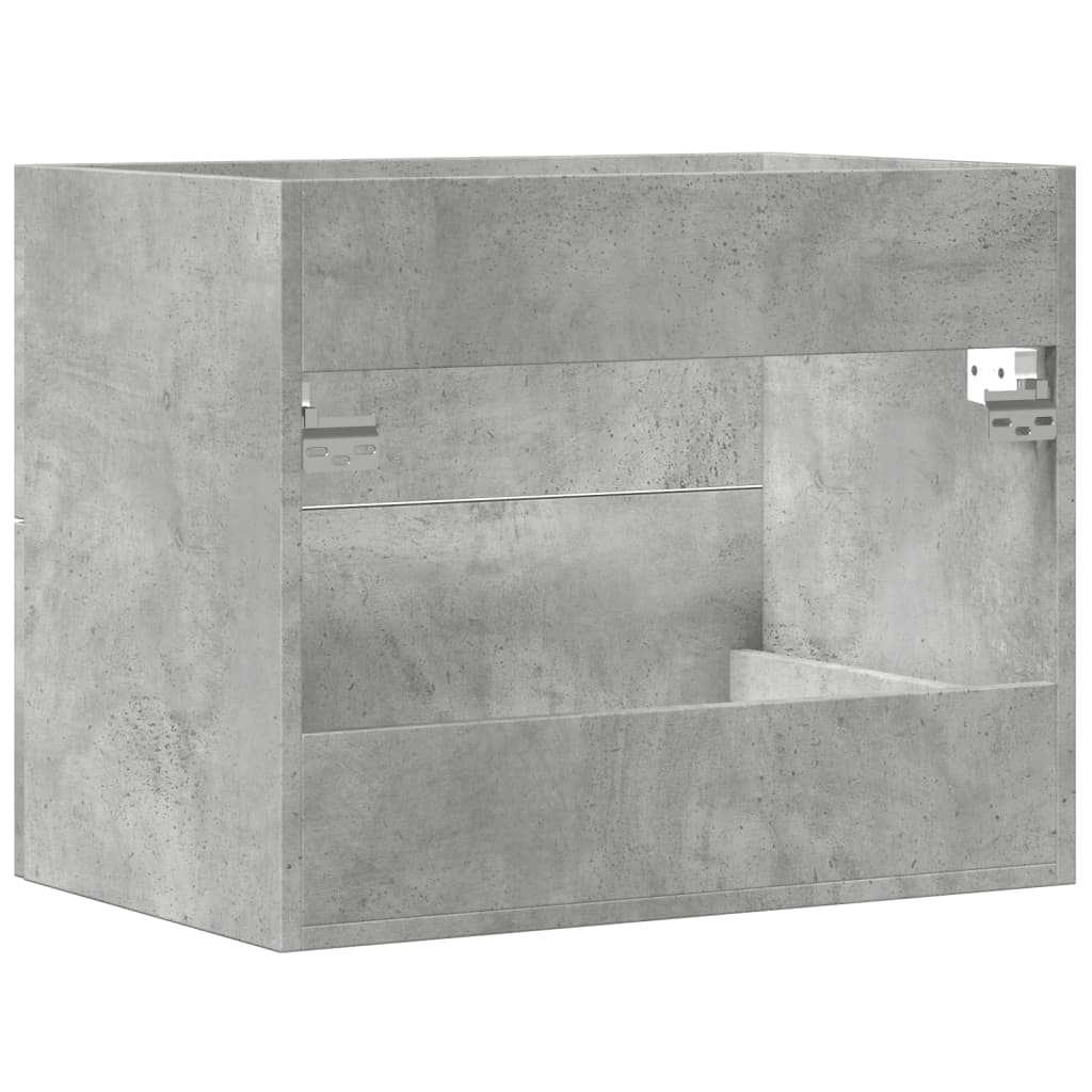 Sink Cabinet Concrete Grey 60x38,5x48 cm Engineered Wood