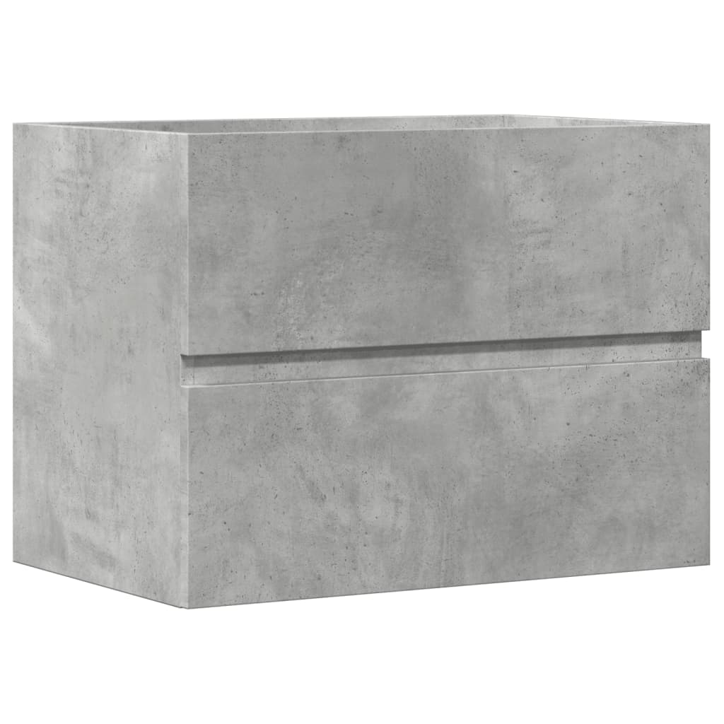Bathroom Cabinet Concrete Grey 60x38,5x45 cm Engineered Wood