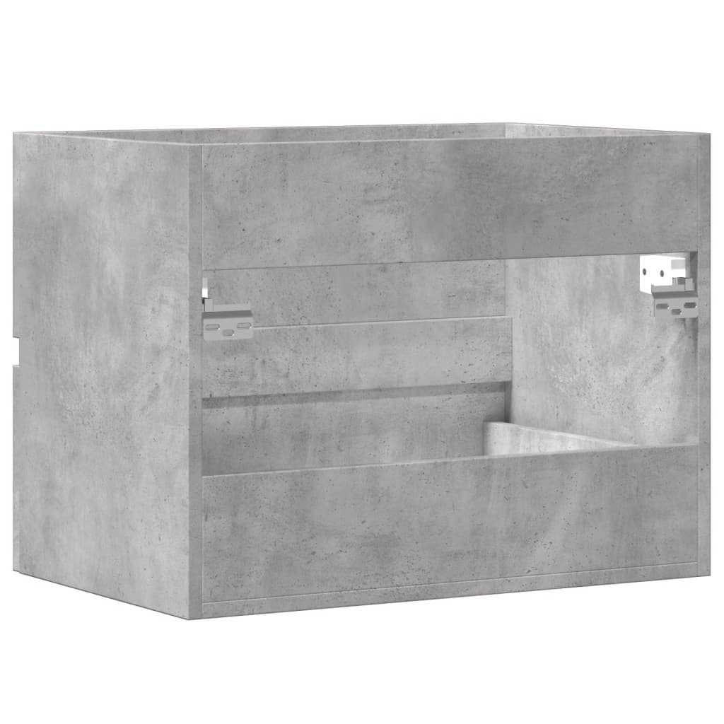 Bathroom Cabinet Concrete Grey 60x38,5x45 cm Engineered Wood