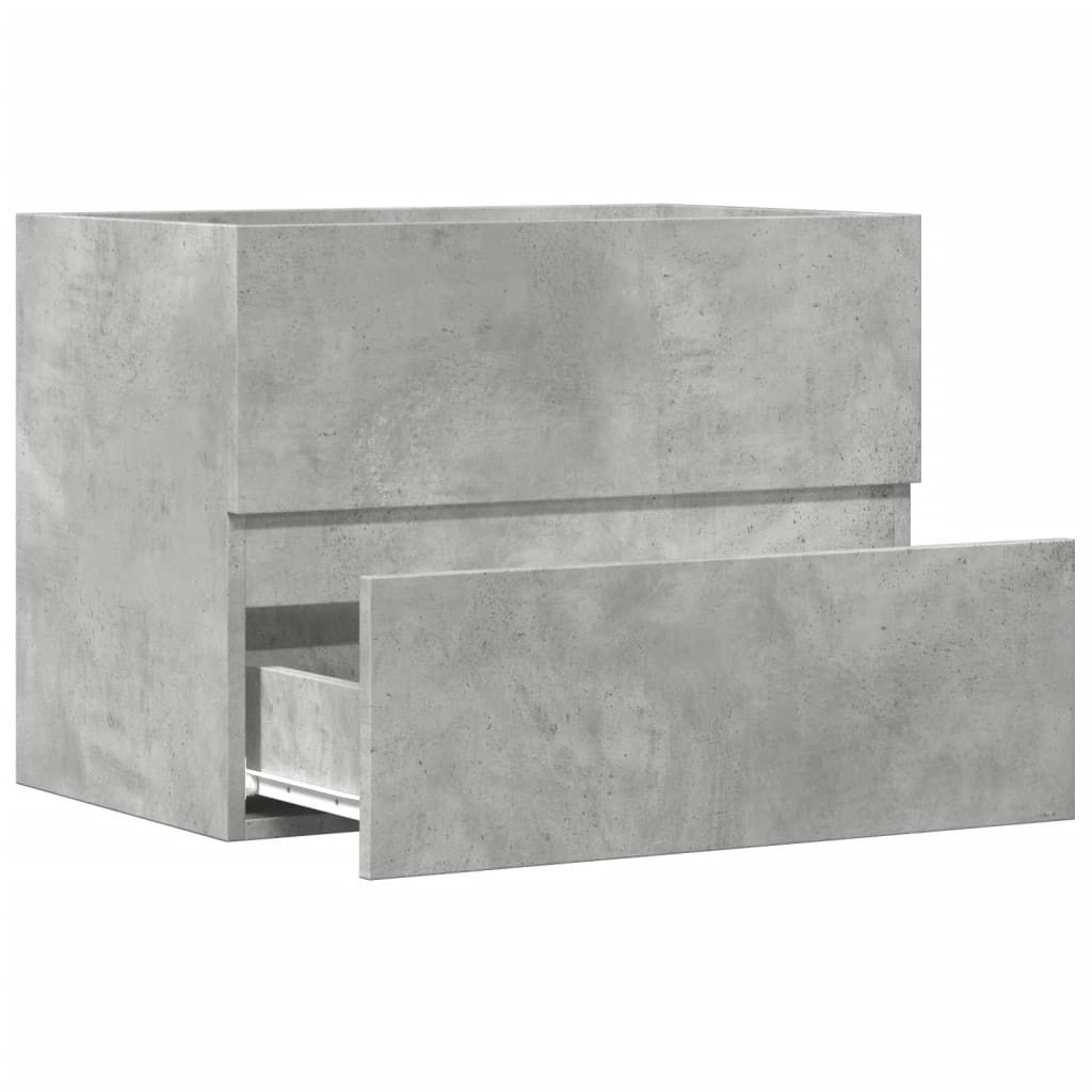 Bathroom Cabinet Concrete Grey 60x38,5x45 cm Engineered Wood