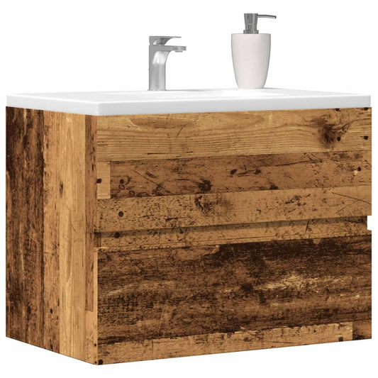 Bathroom Cabinet Old Wood 60x38,5x45 cm Engineered Wood