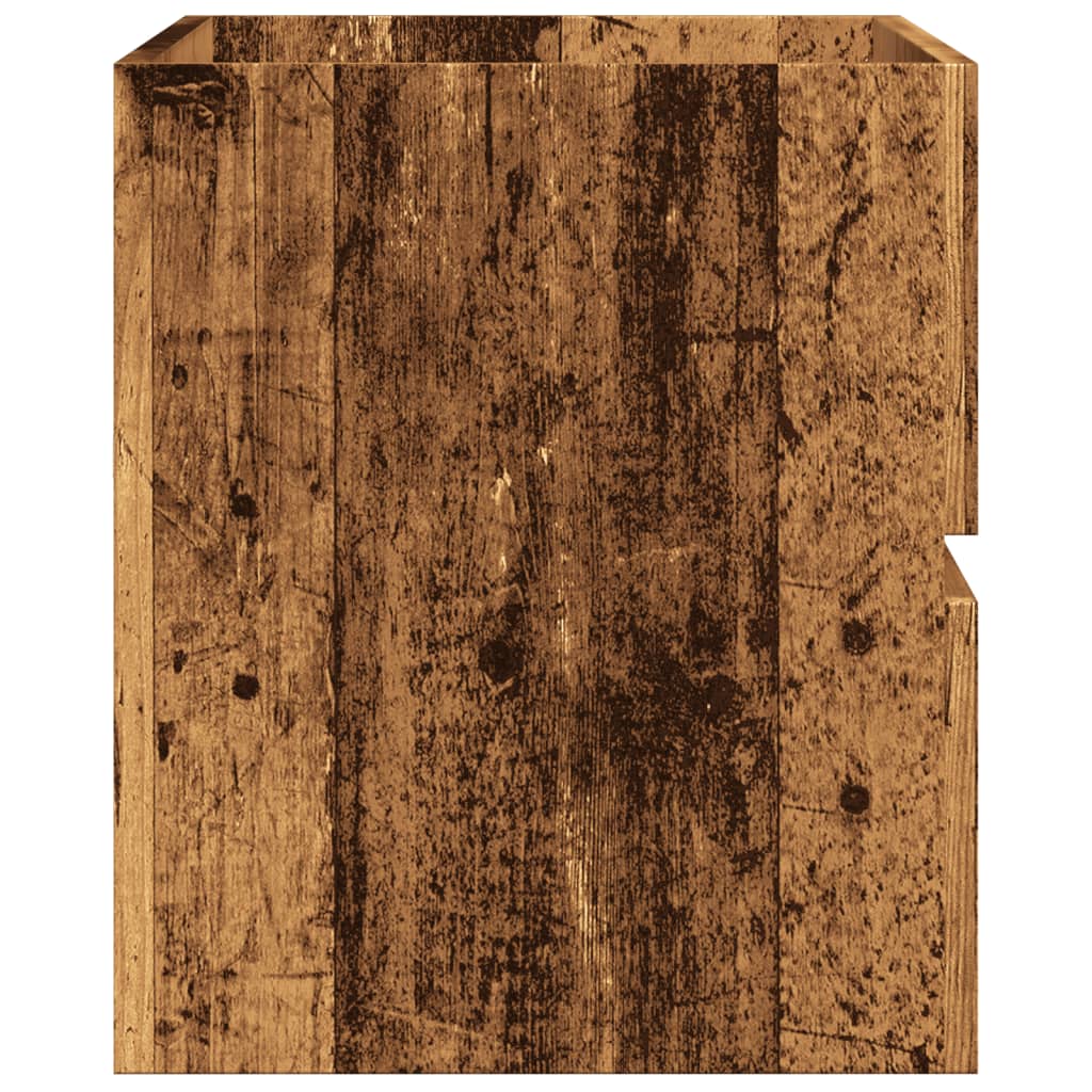 Bathroom Hanging Cabinet Old Wood 80x38,5x45 cm Engineered Wood