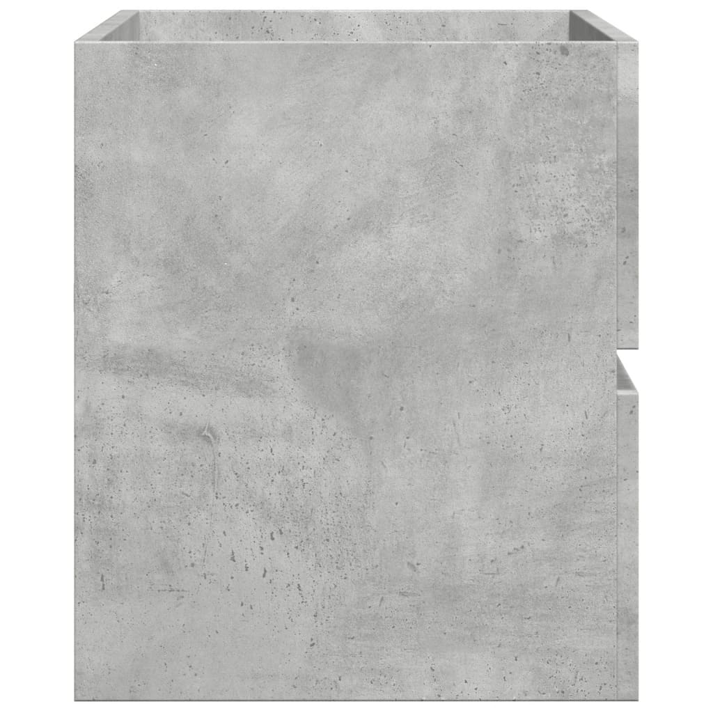 Sink Cabinet Concrete Grey 90x38,5x45 cm Engineered Wood