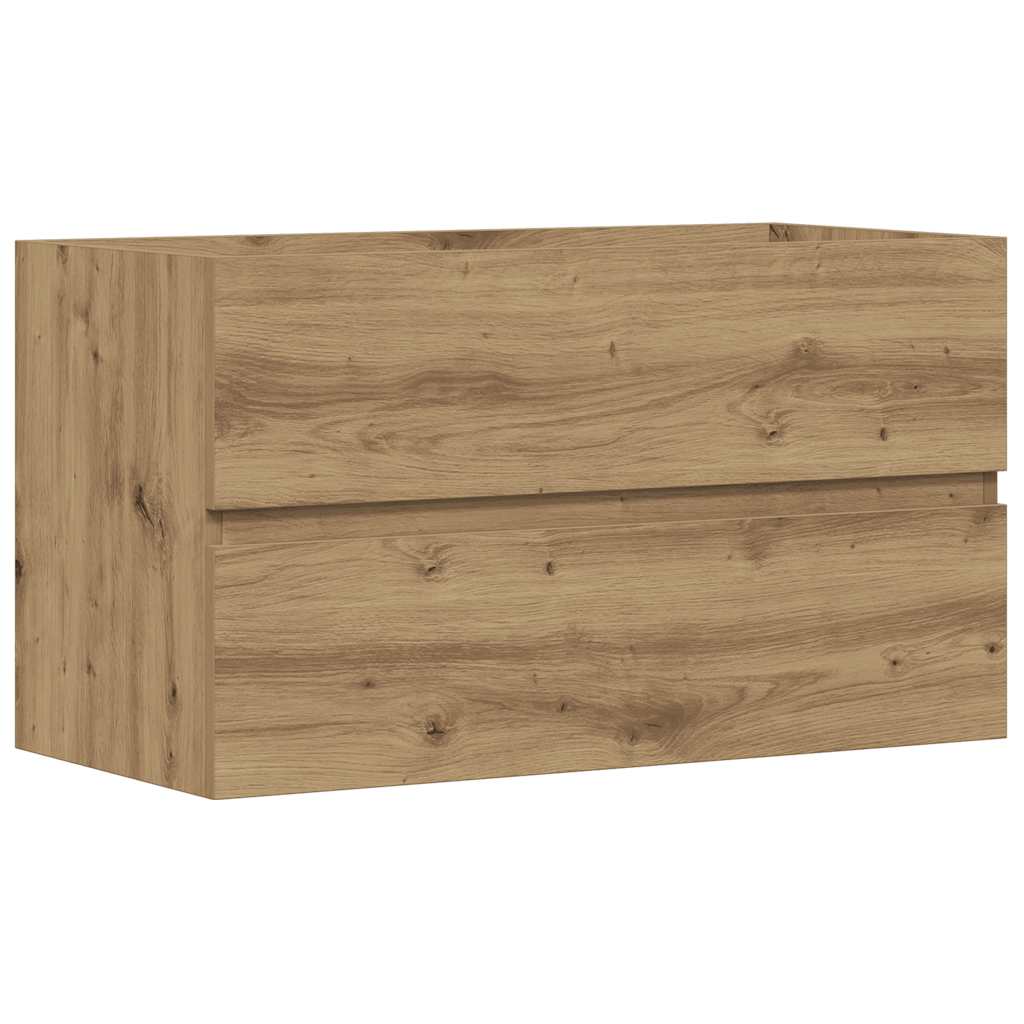 Sink Cabinet Artisian Oak 90x38.5x45 cm Engineered Wood