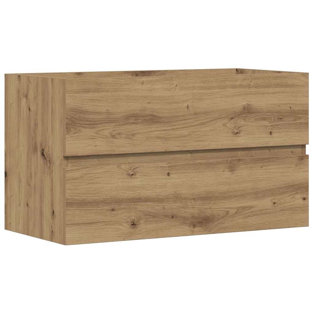 Sink Cabinet Artisian Oak 90x38,5x45 cm Engineered Wood