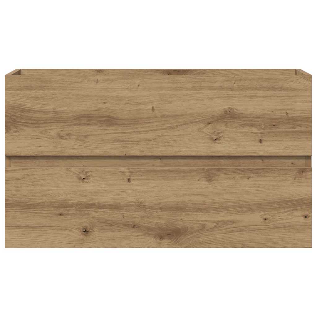 Sink Cabinet Artisian Oak 90x38.5x45 cm Engineered Wood