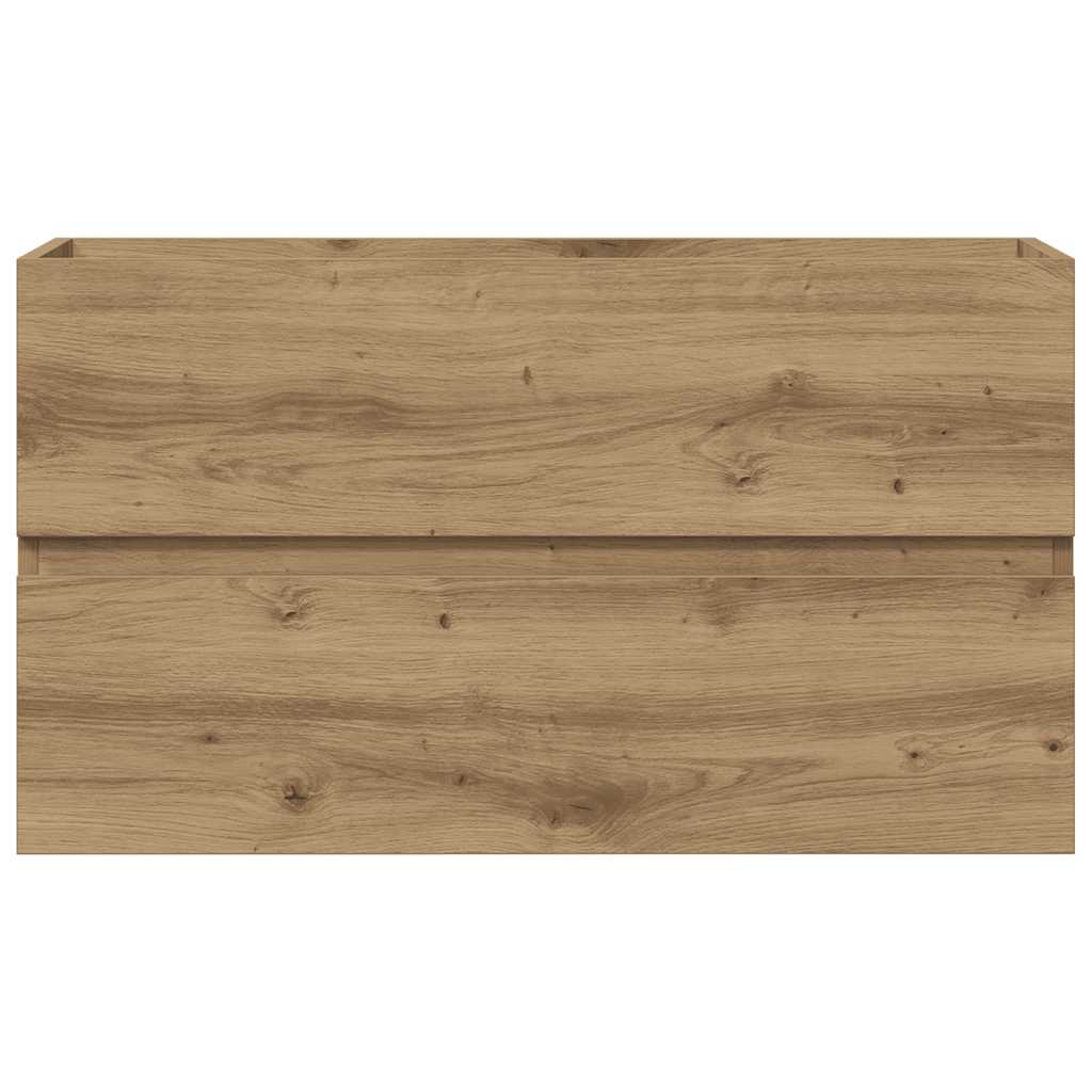 Sink Cabinet Artisian Oak 90x38,5x45 cm Engineered Wood