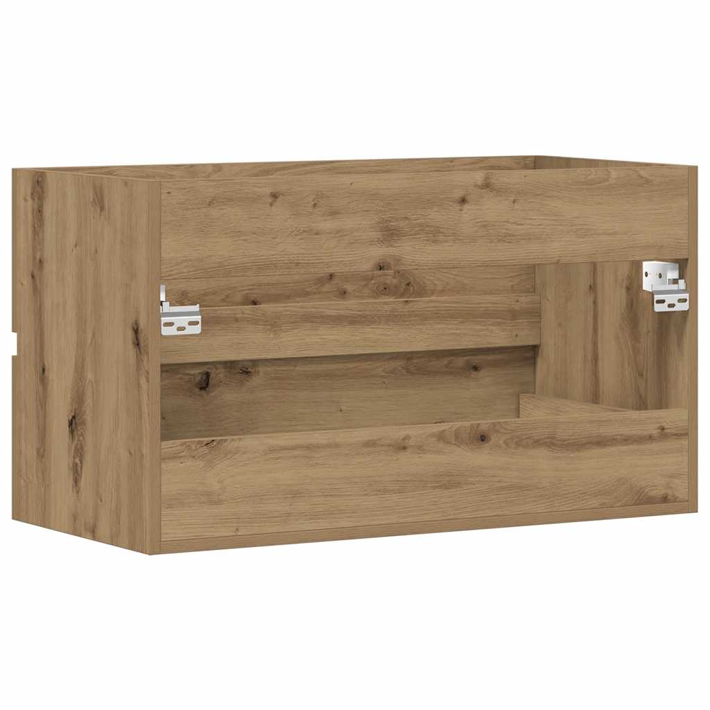 Sink Cabinet Artisian Oak 90x38.5x45 cm Engineered Wood
