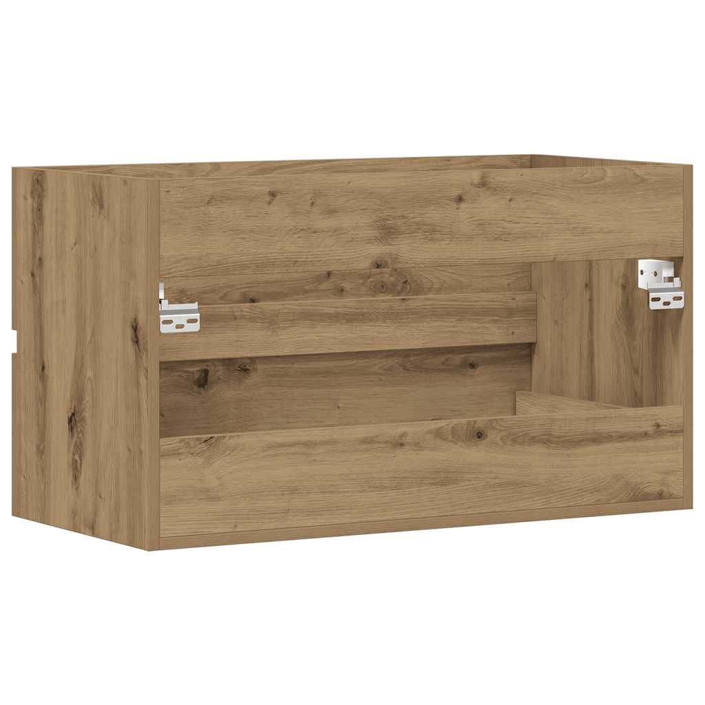 Sink Cabinet Artisian Oak 90x38,5x45 cm Engineered Wood