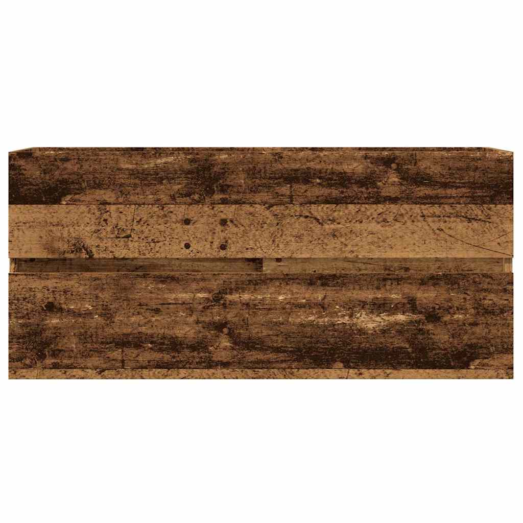 Sink Cabinet Old Wood 100x38,5x45 cm Engineered Wood