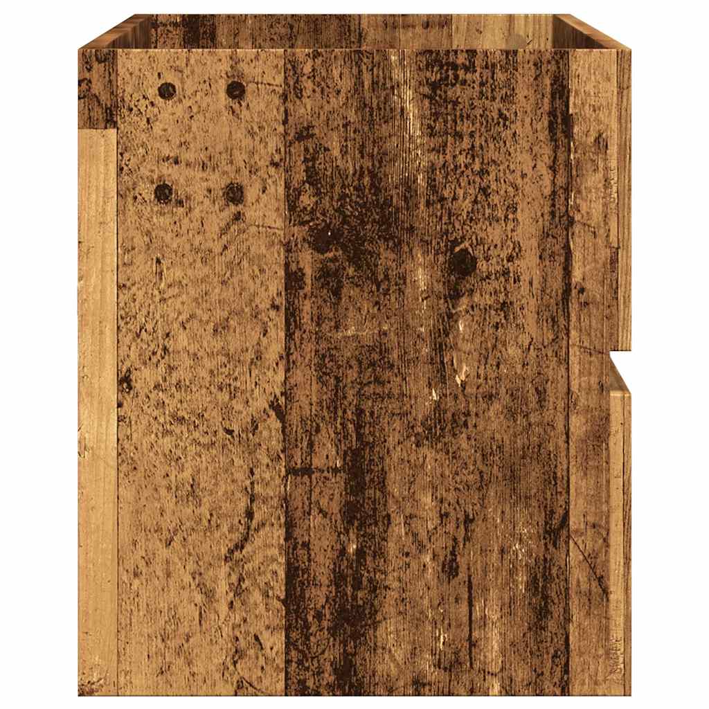 Sink Cabinet Old Wood 100x38,5x45 cm Engineered Wood