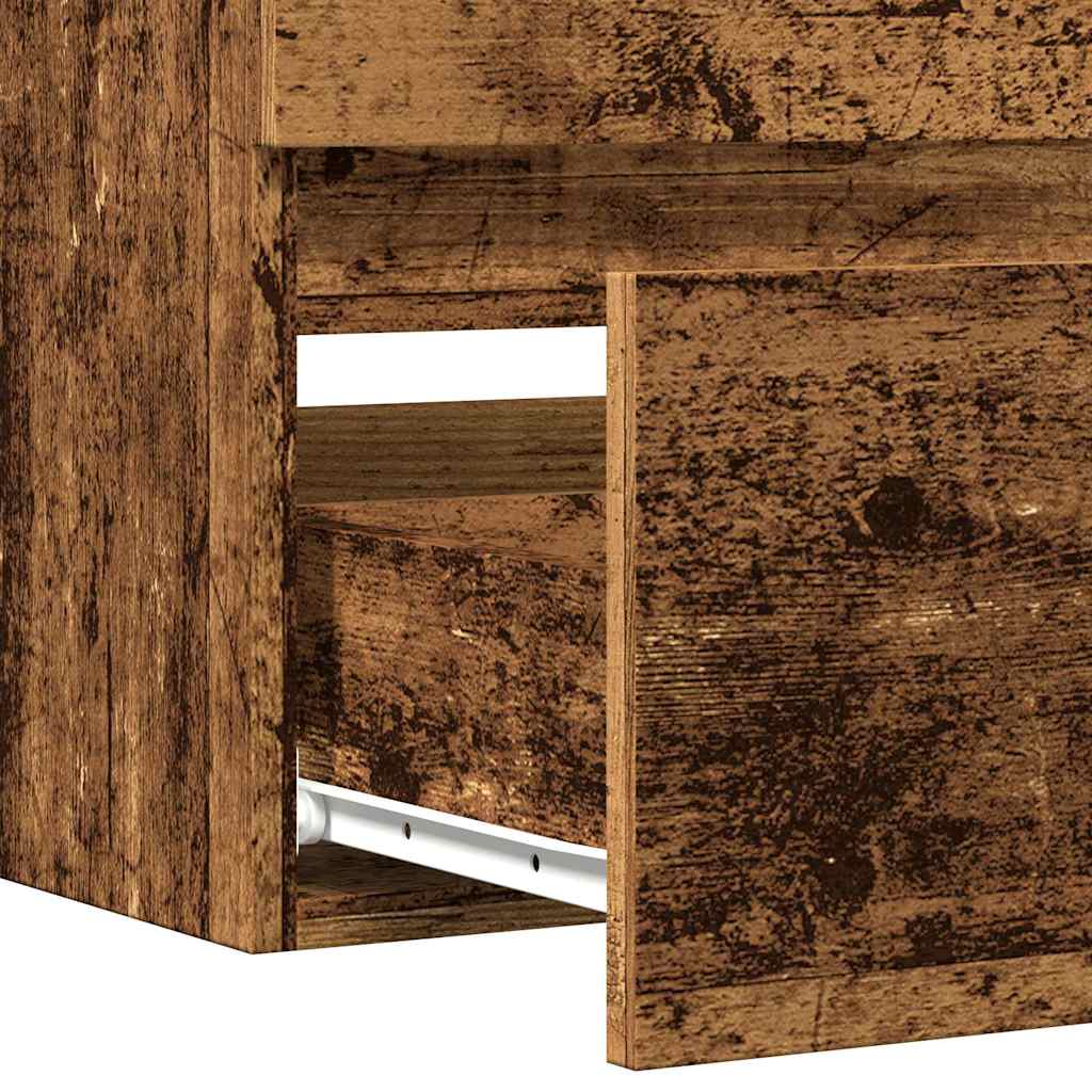 Sink Cabinet Old Wood 100x38,5x45 cm Engineered Wood