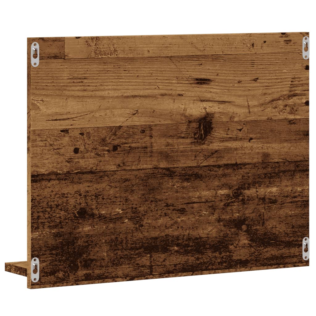 Bathroom Mirror Cabinet Old Wood 60x10,5x45 cm