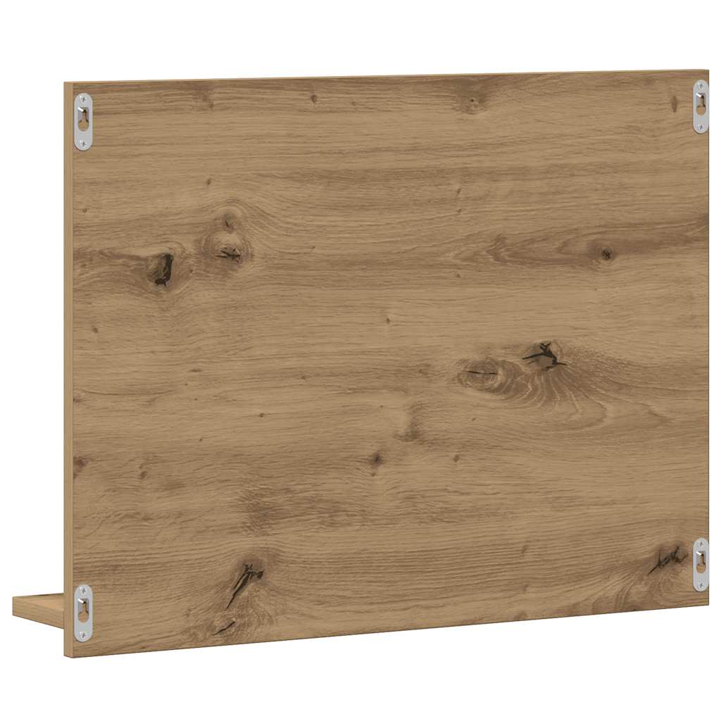 Bathroom Mirror Cabinet Artisan Oak 60x10,5x45 cm