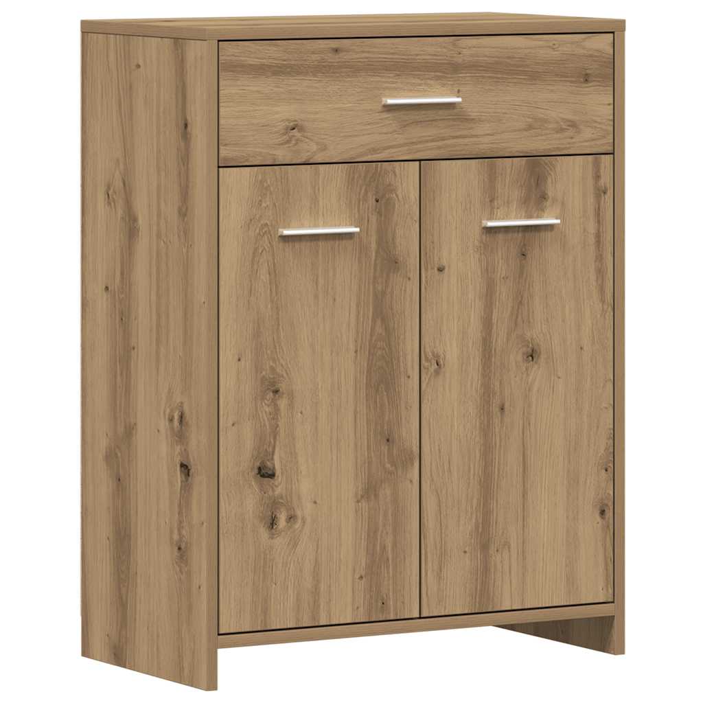 Bathroom Cabinet Artisan Oak 60x33x80 cm Engineered Wood