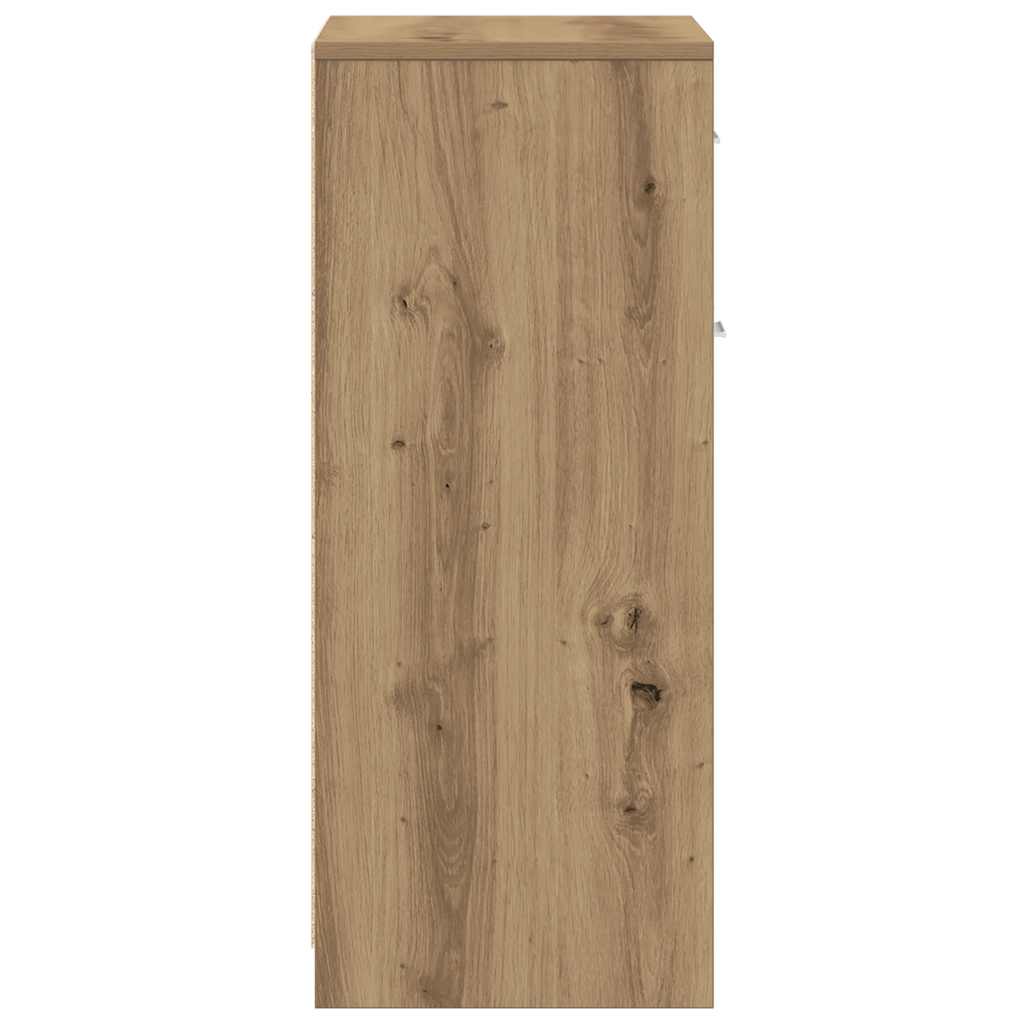 Bathroom Cabinet Artisan Oak 60x33x80 cm Engineered Wood
