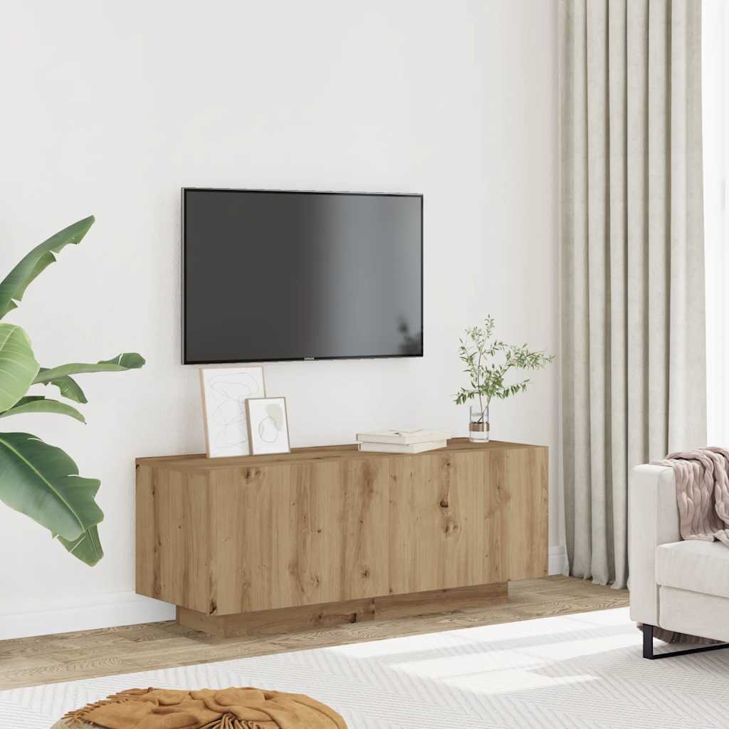 TV Cabinet Artisan Oak 100x35x40 cm Engineered Wood