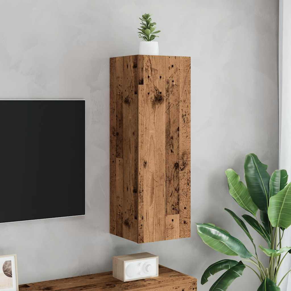 TV Cabinet Old Wood 30,5x30x90 cm Engineered Wood