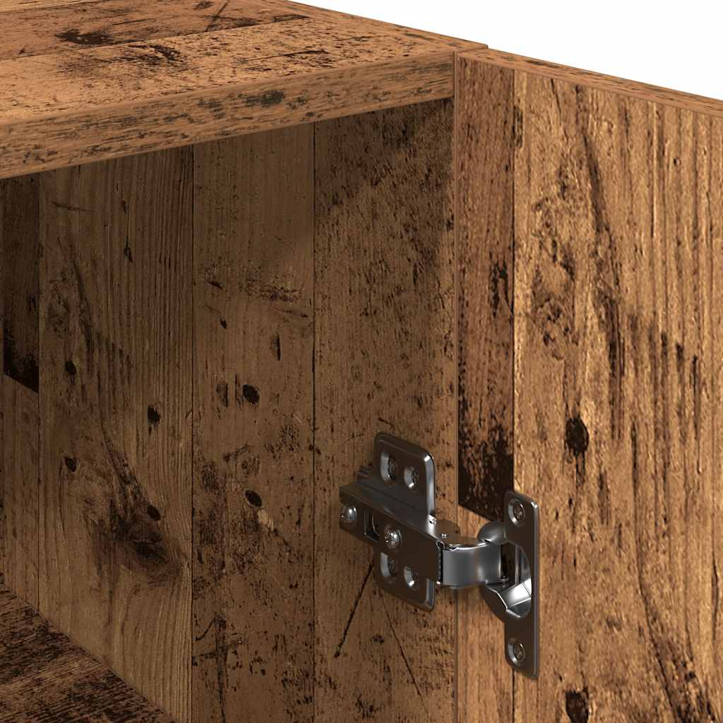 TV Cabinet Old Wood 30,5x30x90 cm Engineered Wood